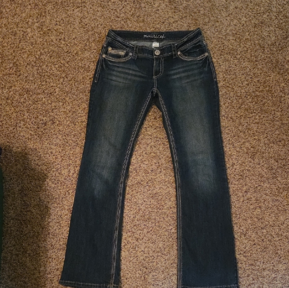 Maurices Dark Indigo Boot Cut Jeans